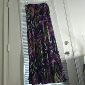 Bisou Bisou womens strapless dress